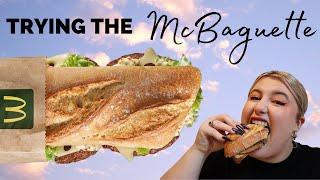 MCBAGUETTE REVIEW FROM FRENCH MCDONALDS | Hannah Tyson