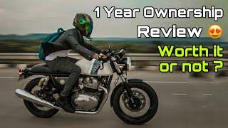 RE Continental GT650 Ownership Review | 1 Year Experience | Pros & Cons You Should know !!