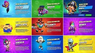 All 82 Brawlers + New Skins Unlock Animations