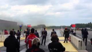 Stig Neergard Top Fuel Hitting the wall