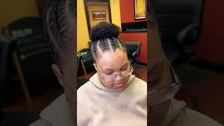 Quick style for 4c hair #braids