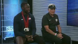 Challenged Athletes Foundation Co-Founder Bob Babbitt Sits down with KUSI and Derek Loccident