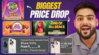 iPhone15,14,13 Biggest Price Drop Ever  How to Buy iPhones ? Flipkart BBD & Amazon Great Sale