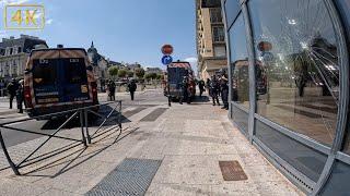 Walking in Rennes, France  [4K] ASMR