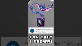 Can Pekka and Bats 3 Crown? #clashroyale