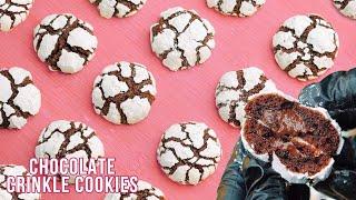 Perfect Chocolate Crinkle Cookies | The Ultimate Holiday Treat!