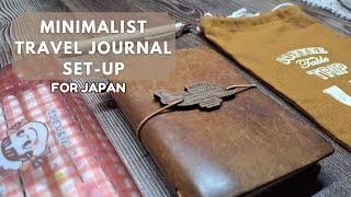 My Minimalist Travel Journal Setup for Japan ️ Traveler's Notebook Passport