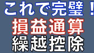 【損益通算・繰越控除】この動画で完全に理解できます！知らないと大損する可能性も...