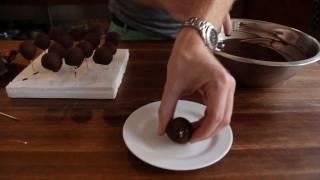 How to Dip Truffles with Toothpicks & Styrofoam