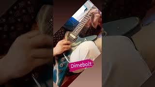 Blues guitar rick in E  Dimebolt Dean ML ブルースギター