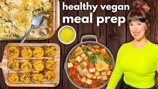 Healthy High Protein Meal Prep! 5 Vegan Recipes I'm Eating This Week