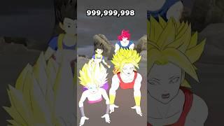 Super Saiyan Sister Workouts Be Like  #goku #cabba #kale #caulifla #kefla