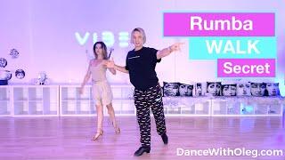 How to dance Rumba Walks like a Pro? Ballroom Dance Lessons | Rumba Walks Technique Tutorial - Oleg