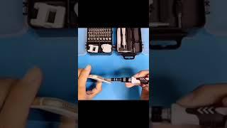 Obeng set 115 in 1 universal reparasi elektronik hp laptop komputer,Bisa dibawa kemana mana juga