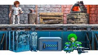 100 Days Hidden in a Secret ARK PvP Bunker