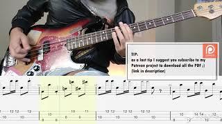 Electric Light Orchestra - Last Train to London BASS COVER + PLAY ALONG TAB + SCORE PDF