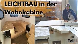 🪶 Leichtbau in der GFK Wohnkabine mit Queenply | Teil I