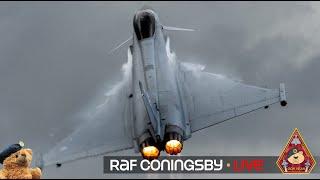 LIVE EUROFIGHTER TYPHOON FGR4 ACTION • TRAINING, POLICING AND QRA STATION RAF CONINGSBY 02.12.24