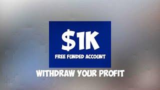  Get a $1,000 Free Prop Firm Account – No Deposit Needed! 