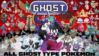 Boooo! Ghost Type Pokémon