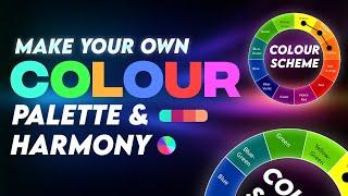 Make your own Colour palette & Harmony in coreldraw