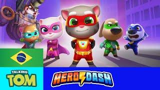  Invasão dos guaxinins em Talking Tom Hero Dash! (TODOS os Trailers)