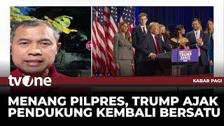 Donald Trump Menang Pilpres AS 2024 | Kabar Pagi tvOne