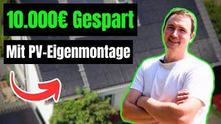 PV Anlage mit Speicher selbst gebaut! Simon hat Haus und Carport belegt inkl. Wallbox