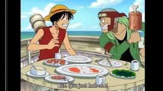 [One piece] Luffy have a sanji's meal for a first time./ 원피스 루피 먹방 첫 번째.