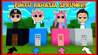 ATUN & MOMON MENEMUKAN PINTU RAHASIA SPRUNKI !! Feat @sapipurba Minecraft