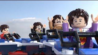 LEGO Beatles Ride a Roller Coaster