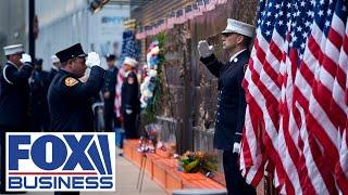 9/11 Memorial Museum ceremony at the World Trade Center