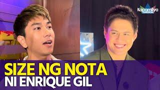 Nikko Natividad, ibinuking ang size ng nota ni Enrique Gil