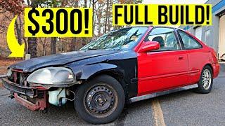 Restoring a $300 Civic in 15 Minutes! (budget build)