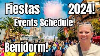 Benidorm - November Fiestas 2024 - What's happening when and where?