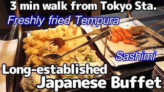 Tokyo Buffet: All-you-can-eat freshly fried tempura, sashimi, paper pot shabu, and Japanese cuisine