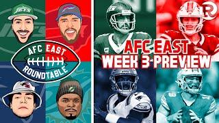 AFC East Roundtable Week 3 PREVIEW  