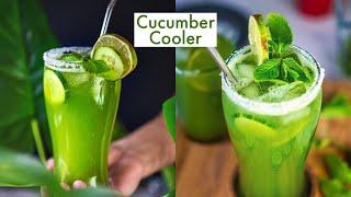 Cucumber Mint Cooler Recipe (ASMR) - Cucumber Cooler Mocktail