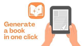 AI Book Generator: Create a ebook in one click using artificial intelligence!