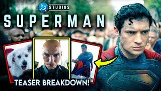 SUPERMAN Teaser Trailer Breakdown - Plot Details, DCU Easter Eggs & BIG Theories!