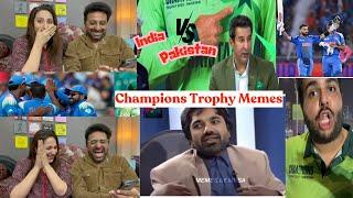 India Kay 22 Pandit Ne Kiya Cricket Stadium Main Jadu || India Vs Pakistan Cahmapions Trophy Memes