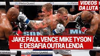 VIDEO LUTA JAKE PAUL VENCE MIKE TYSON NO BOXE NA NETFLIX