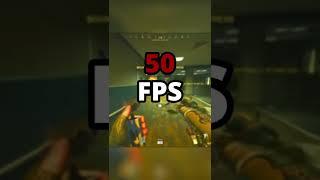 I PLAY WARZONE ON 50 FPS #shorts