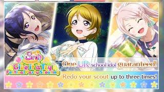 Love Live All Stars: SIFAS 3rd Anniversary Reroll Scouts! x2,500 star gems