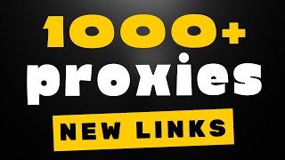 1000+ Proxies for school Chromebook 2024 | unblocked websites for school 2024