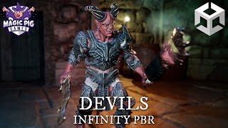 Devils Character Pack • Infinity PBR • Unity Fantasy RPG Game Dev