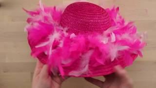 DIY Easter Bonnot Tea Party Hat The Feather Place