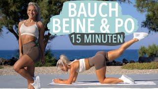 BAUCH BEINE PO - 15min Homeworkout zum Mitmachen