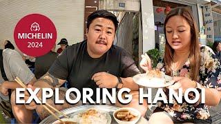 Exploring Hanoi Train Street & Michelin Guide Street Food (Vietnam Travel Vlog) 