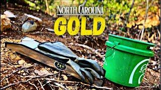 North Carolina Gold Prospecting Panning/sluicing for Gold